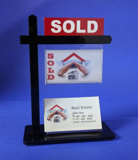 realtor business card holder